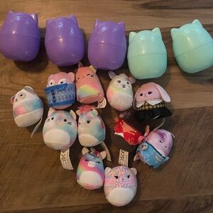 Mini squishmallows plush lot